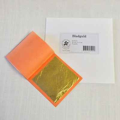 Bladguld 22 k. 8x8 cm - Snedkerværktøj