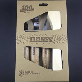 Et komplet snitte-sæt til træskeer - Snedkerværktøj