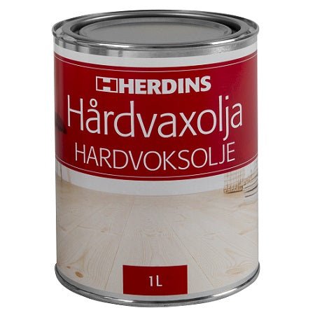 Herdins Hårdvoksolie -Pigmenteret - Snedkerværktøj