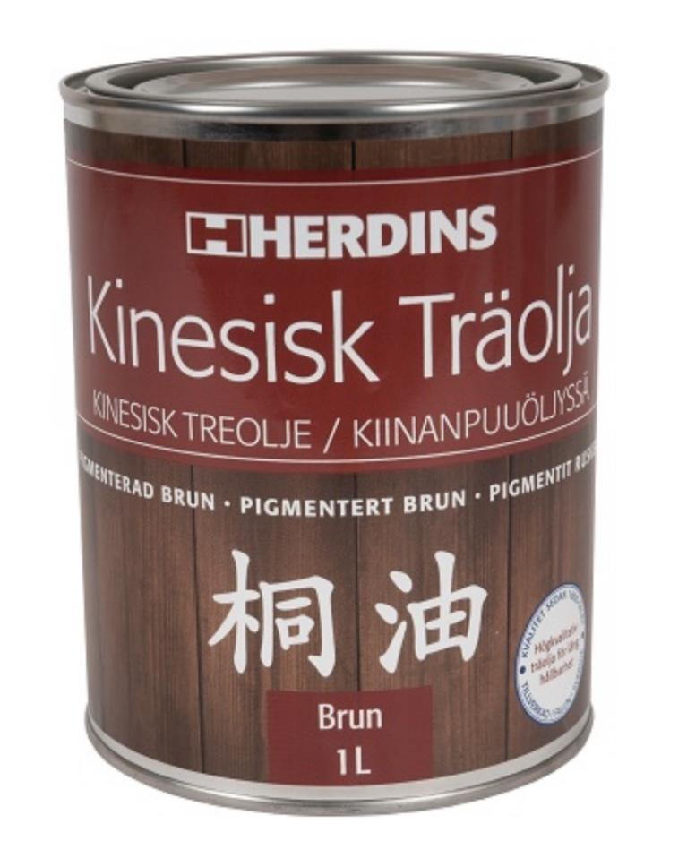 Kinesisk Træolie - Tungolie og Linolie blanding - Herdins - Snedkerværktøj