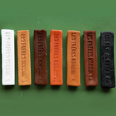 Voksstænger - 12 Træfarver - Snedkerværktøj