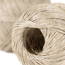 100m 1.2 mm ball natural linen string - Snedkerværktøj