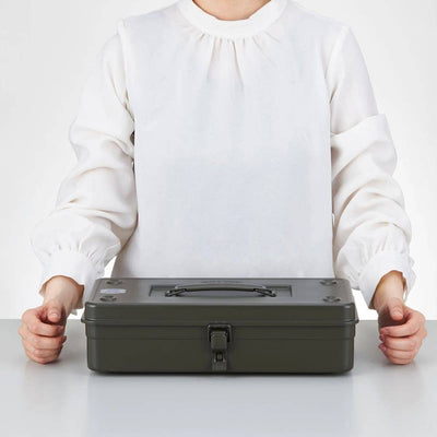 TOYO Steel Værktøjskasse T-350 – Khaki - 0