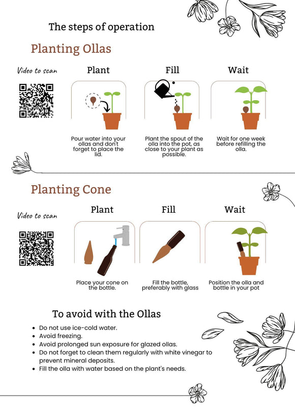 Enkel og Smuk Selvvanding i pastelfarvet terrakotta – til forårets planter