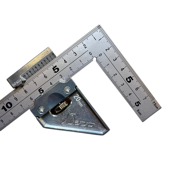 Japansk multi-vinkel  med flytbart stop - 15 cm