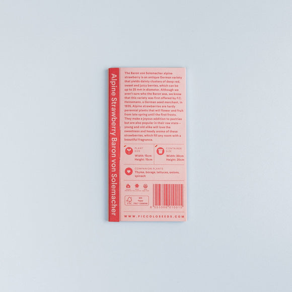 Alpine Strawberry Baron Von Solemacher - Snedkerværktøj