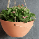 Dekorativ hængekrukke i håndlavet terrakotta – til altan og have - Snedkerværktøj