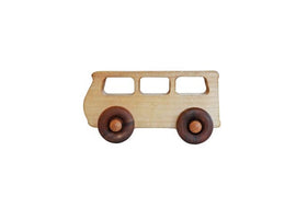 Eco - Friendly Wooden Bus Toy for Kids - Snedkerværktøj