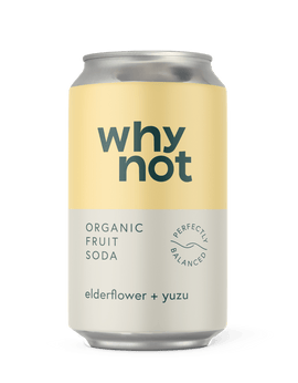 Elderflower + Yuzu - Organic Fruit Soda (can) - Snedkerværktøj