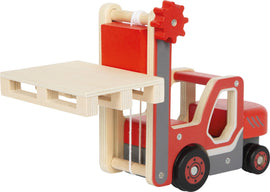 Forklift with pallet | Vehicles | Wooden toy - Snedkerværktøj