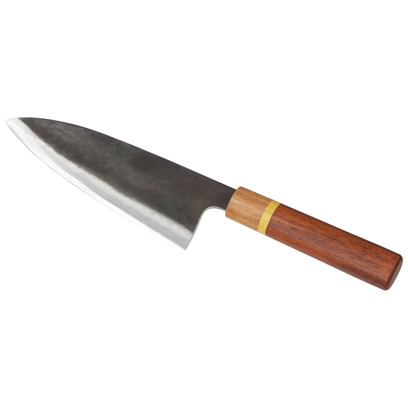 Håndlavet Asiatisk Køkkenkniv i Kulstofstål (16,5 cm) - Snedkerværktøj