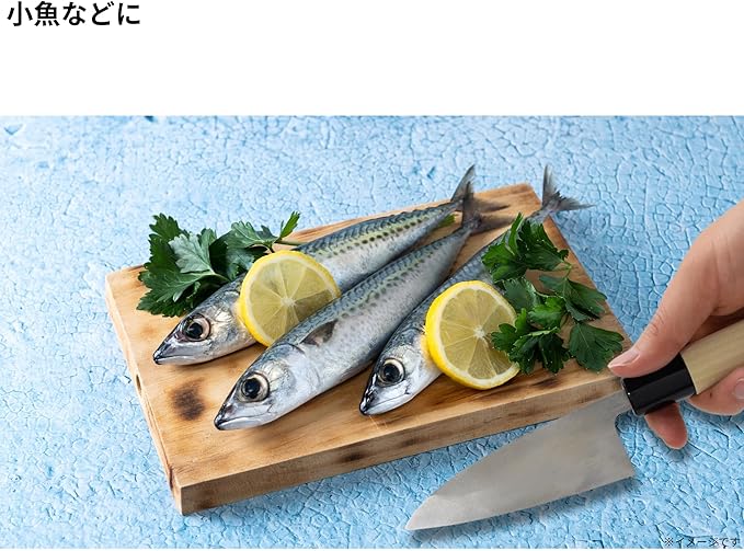 Håndsmedet Japansk Kniv til Små Fisk i SK85 Stål - Snedkerværktøj