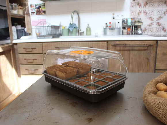 Heated mini greenhouse - XS HOT GREENHOUSE - Snedkerværktøj