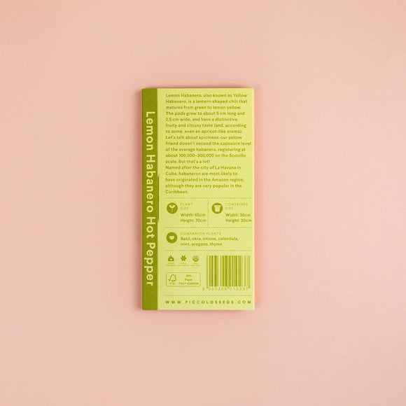 Hot Pepper Lemon Habanero - Snedkerværktøj
