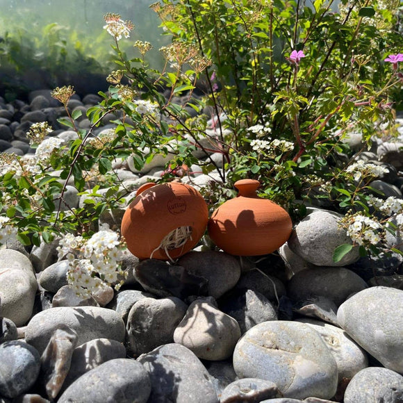 Insekthus i terracotta - Naturlig hjælp mod bladlus - Snedkerværktøj