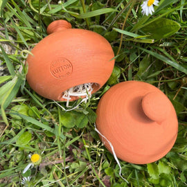 Insekthus i terracotta - Naturlig hjælp mod bladlus - Snedkerværktøj