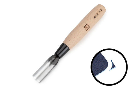 Læder Hjørnekniv 30 mm (20R) – Bløde kurver til større læderarbejde - Snedkerværktøj