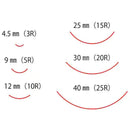 Læder Hjørnekniv 40 mm (25R) – Den største radius til kraftige emner - Snedkerværktøj