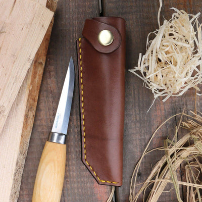 Læderskede til Mora 106 – Inkl. Snittekniv - Snedkerværktøj