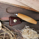 Leather Sheath Mora Crook Spoon Knife 164 - Snedkerværktøj
