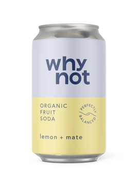 Lemon + Mate - Organic Fruit Soda (can) - Snedkerværktøj