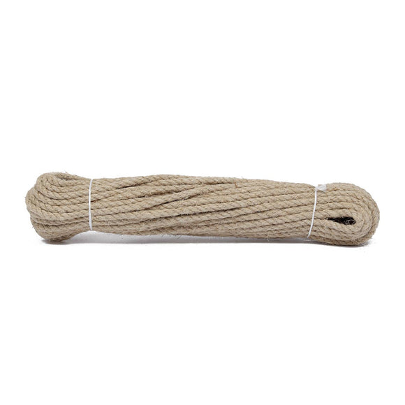 Natural hemp rope 10 meters - 4 sizes - Snedkerværktøj