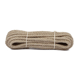 Natural hemp rope 10 meters - 4 sizes - Snedkerværktøj