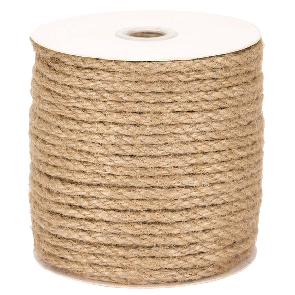 Natural Jute Twisted Rope – Various Diameters - Snedkerværktøj