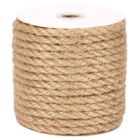 Natural Jute Twisted Rope – Various Diameters - Snedkerværktøj