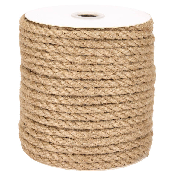 Natural Jute Twisted Rope – Various Diameters - Snedkerværktøj