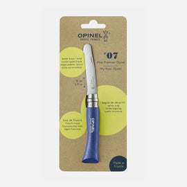 Opinel My First N°07 Rund Spids – Blå - Snedkerværktøj