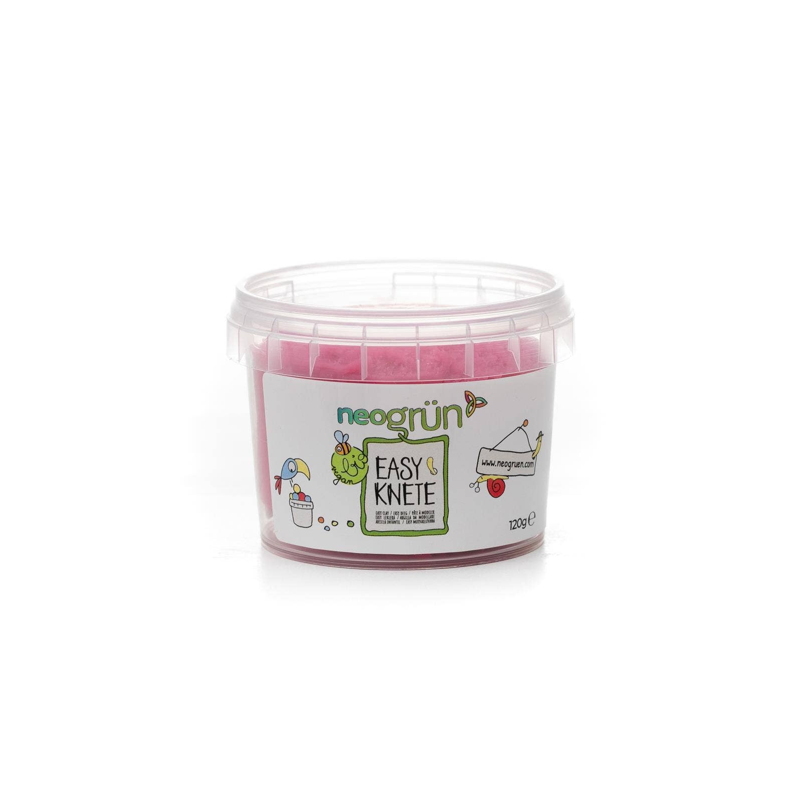 Organic Vegan Easy Dough 120g - pink - Snedkerværktøj