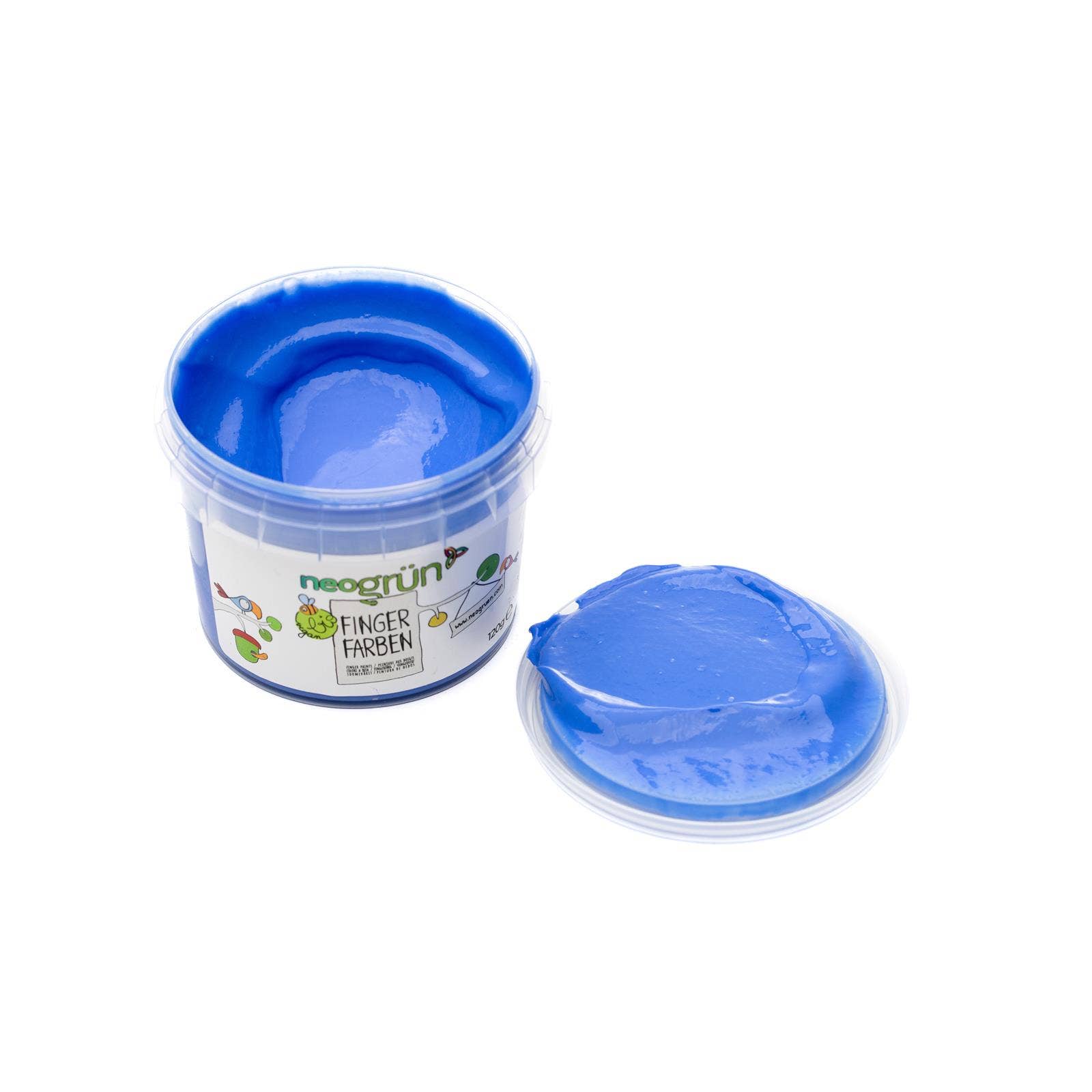 Organic vegan finger paint 120g - blue - Snedkerværktøj