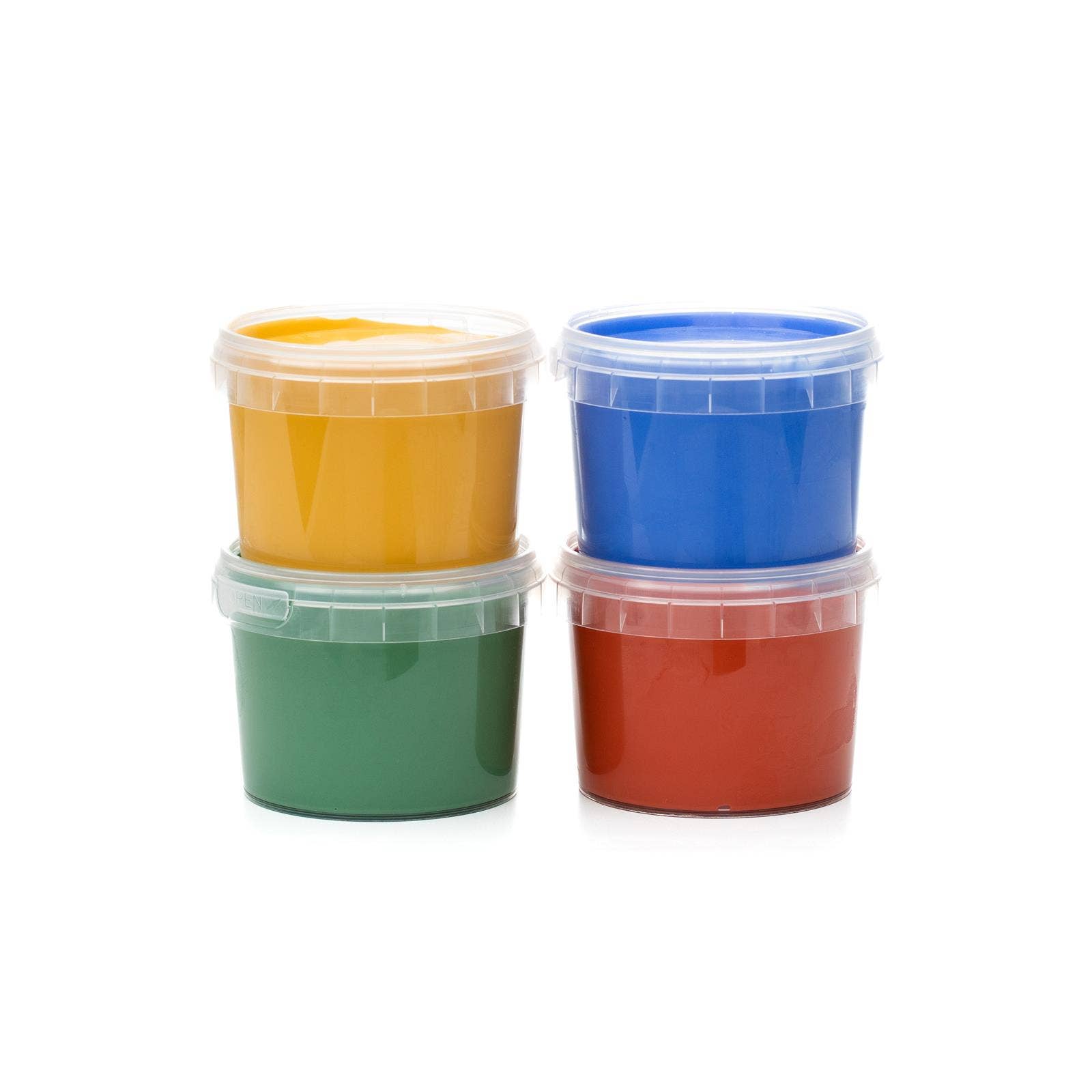 Organic vegan finger paints set of 4 “Aki” - Snedkerværktøj