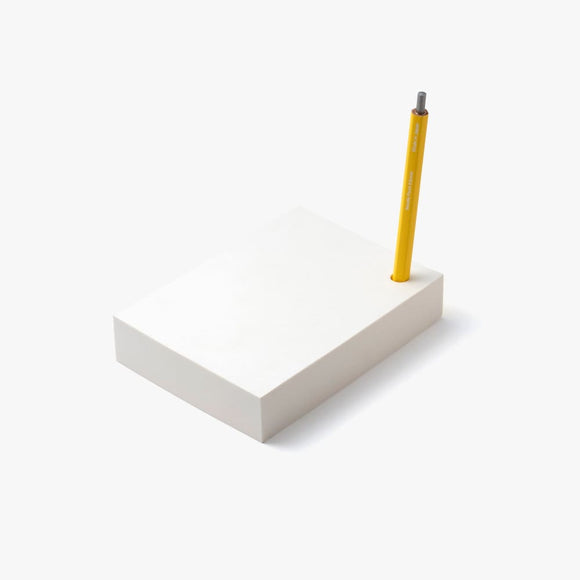 Pencil Holder Notepad - White B7 - Snedkerværktøj