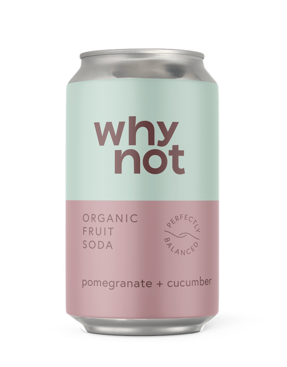 Pomegranate + Cucumber - Organic Fruit Soda (can) - Snedkerværktøj