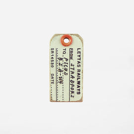 PORTE - CLÉS ÉTIQUETTE DE BAGAGE BEIGE - Snedkerværktøj