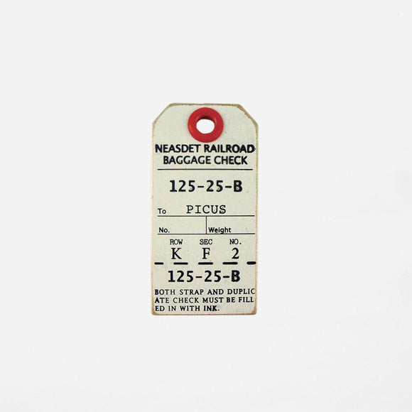 PORTE - CLÉS ÉTIQUETTE DE BAGAGE BEIGE - Snedkerværktøj