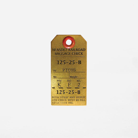 PORTE - CLÉS ÉTIQUETTE DE BAGAGE TEXTE BK - Snedkerværktøj