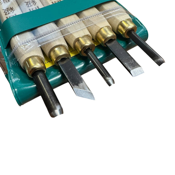 Sæt med Japanske Billedskærejern - Snedkerværktøj