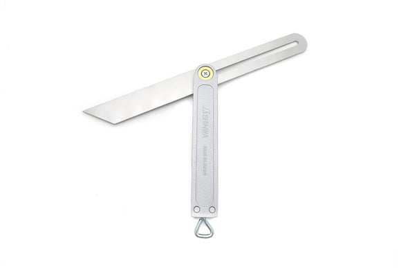 Shinwa 8" Smigvinkel Rustfrit stål/Alu - Snedkerværktøj