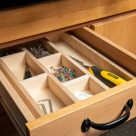 Sjöberg Opbevaringsbakke 7 i Bøg – Til Skabe og Moduler - Snedkerværktøj