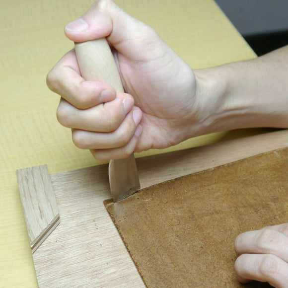 Skærfekniv 24 mm – Japansk præcisionskniv til læderarbejde - Snedkerværktøj