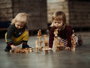 Stacking Montessori Toy Tower Natural - Snedkerværktøj