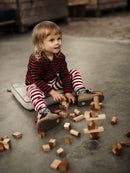 Stacking Montessori Toy Tower Natural - Snedkerværktøj