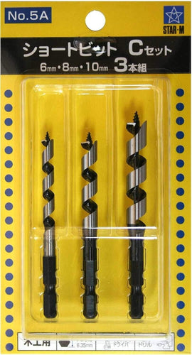 STAR-M 5-SC Sæt til Traditionelt Håndværk 6-8-10 mm - Snedkerværktøj
