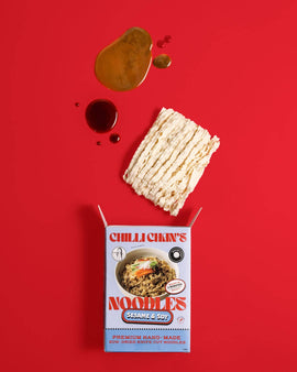 Sun - dried Knife Cut Noodles - Sesame & Soy - Snedkerværktøj