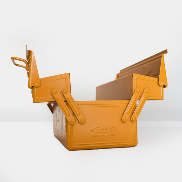 TOYO Steel Cantilever Værktøjskasse ST - 350 – Mustard (Limited Edition) - Snedkerværktøj