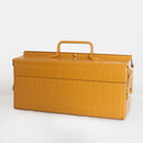 TOYO Steel Cantilever Værktøjskasse ST - 350 – Mustard (Limited Edition) - Snedkerværktøj