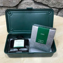 TOYO Steel Værktøjskasse T - 190 – Antique Green (Made in Japan) - Snedkerværktøj